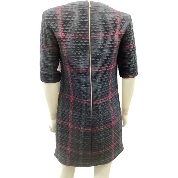 Elizabeth And James Dress Women’s Size S Textured Fabric Multicolor Dark Colors - Picture 3 of 4